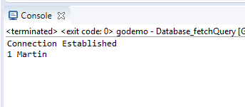 Go Database SQL 3